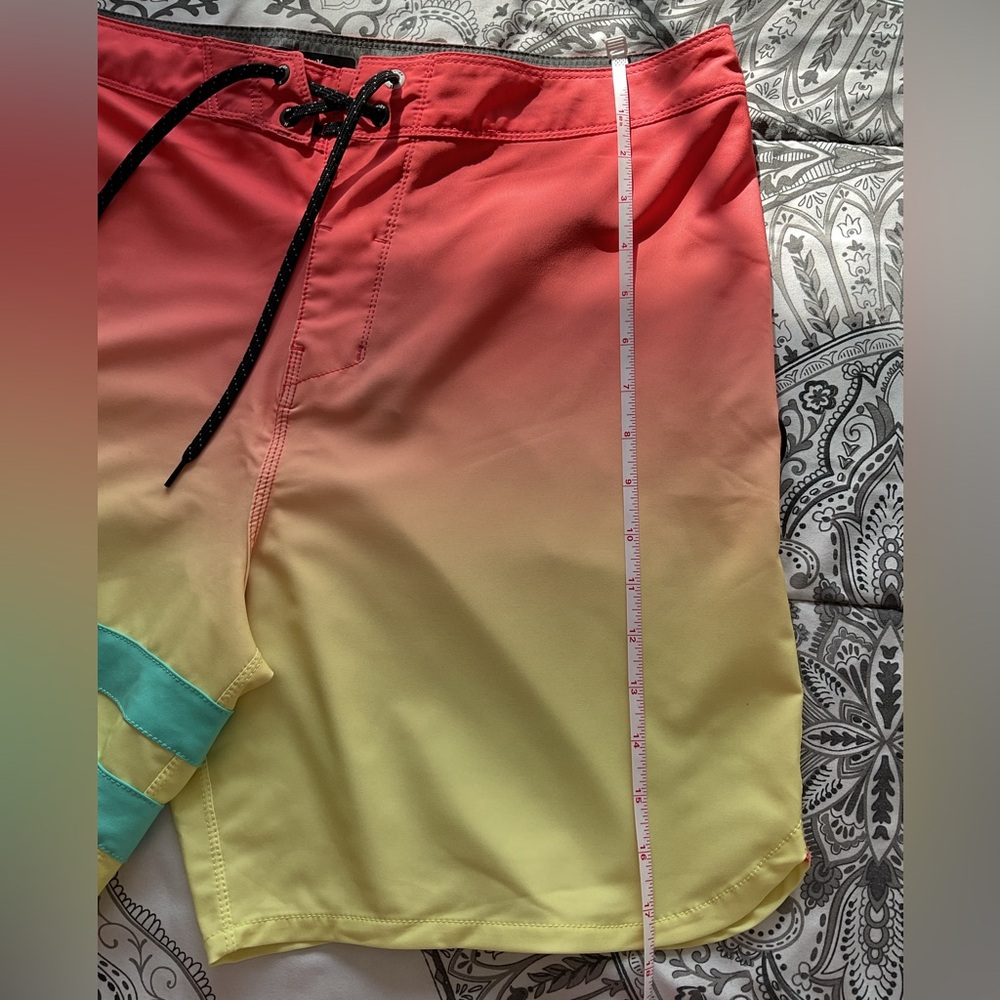 Hurley Phantom Boardshorts Men Size 34 Gradient Surf Swim Shorts Stretch Beach - Picture 10 of 10